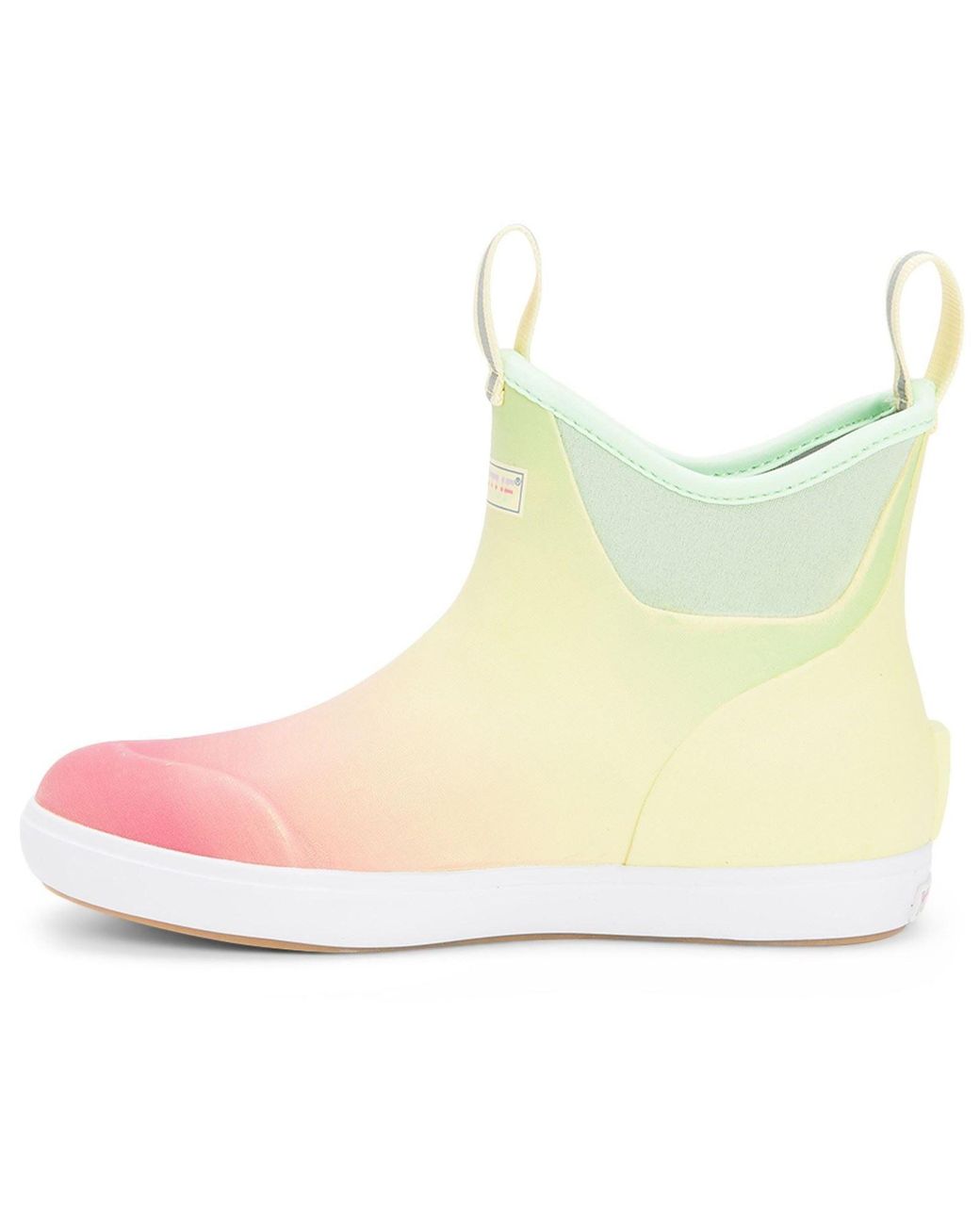 XtraTuf Yellow Ankle Deck Rubber Aurora Wellington Boots