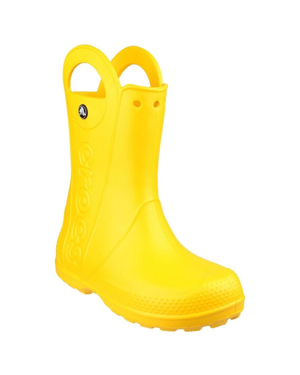 CROCSTM Yellow Handle It Rain Synthetic Wellington Boots