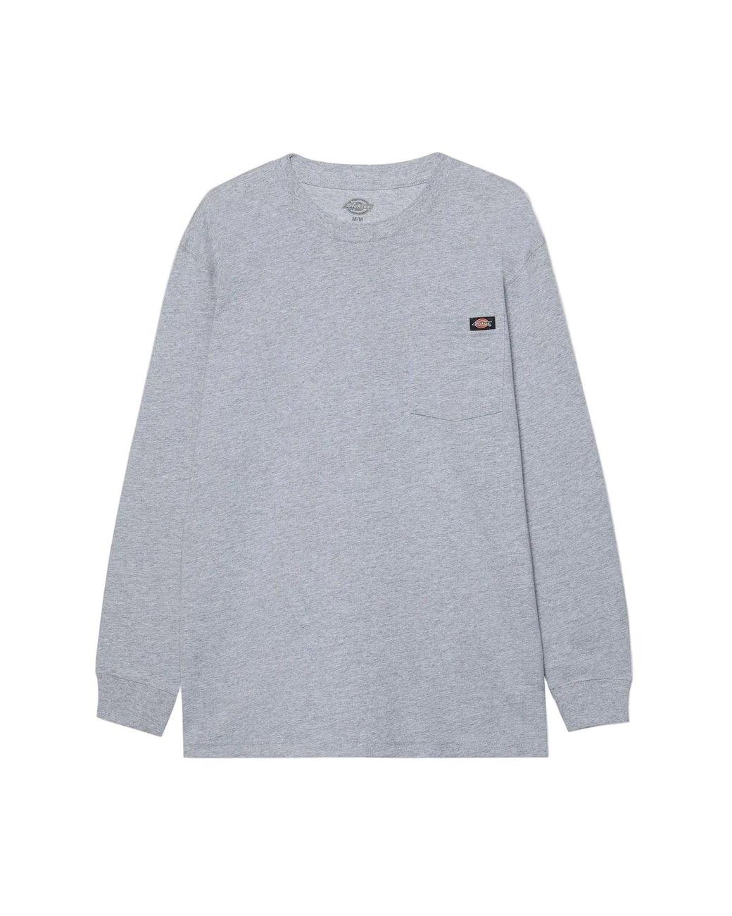 Dickies Blue Pocket Long Sleeve Cotton T-Shirt for men