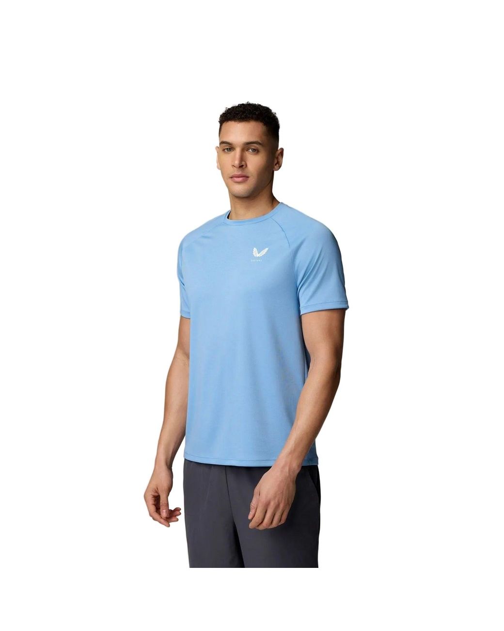 Castore Blue Adapt Training T-Shirt Polyester Activewear T-Shirts for men