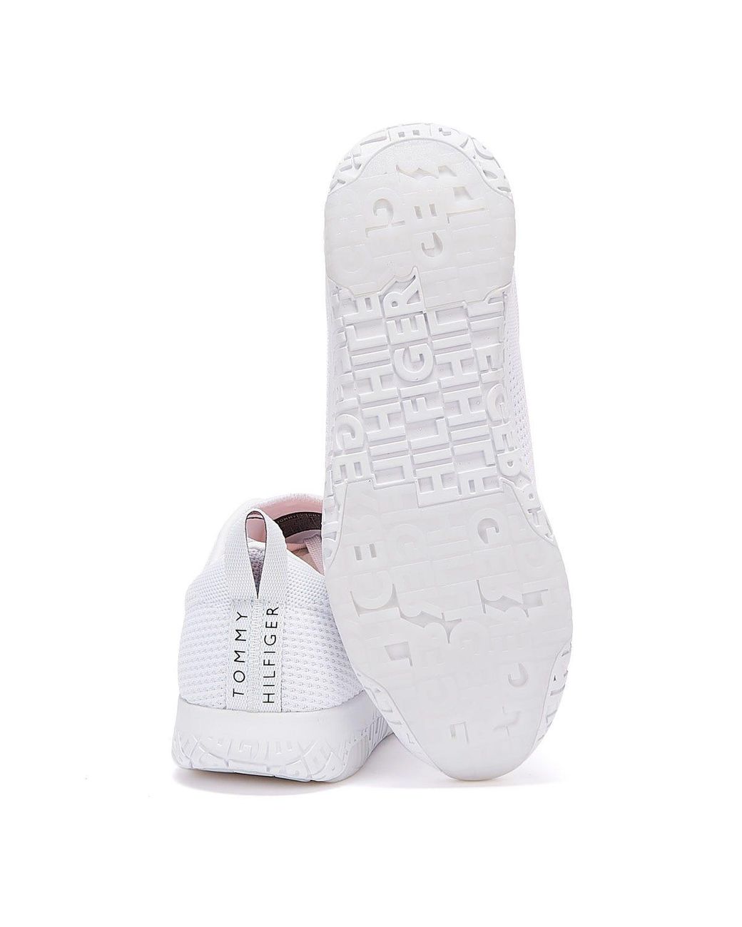 tommy hilfiger corporate knit white