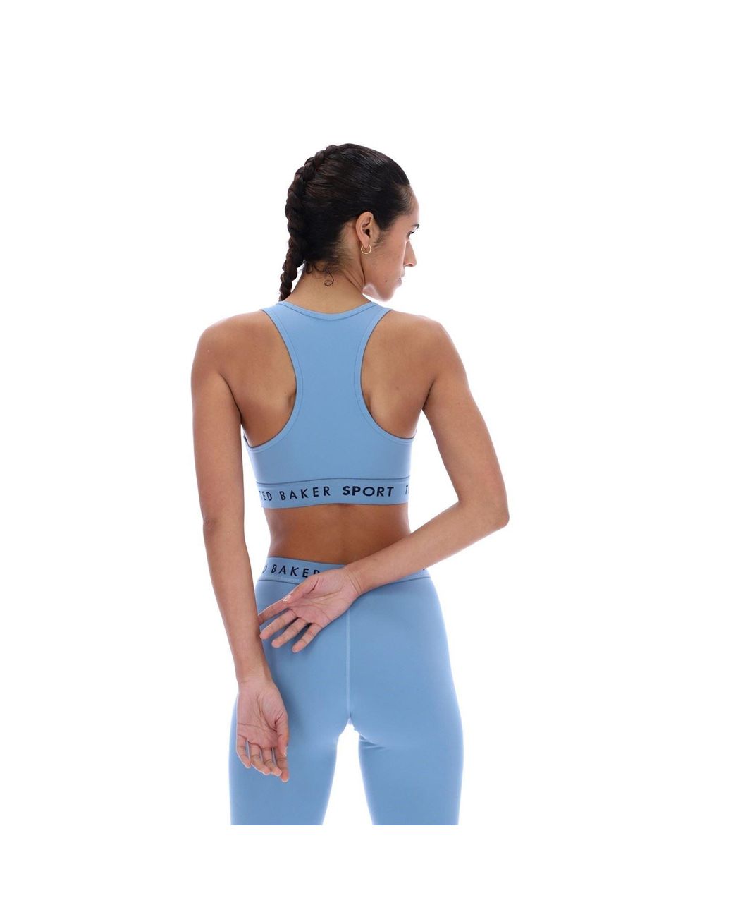 Ted Baker Blue Diana Tbwsba2525 Polyester Sports Bra