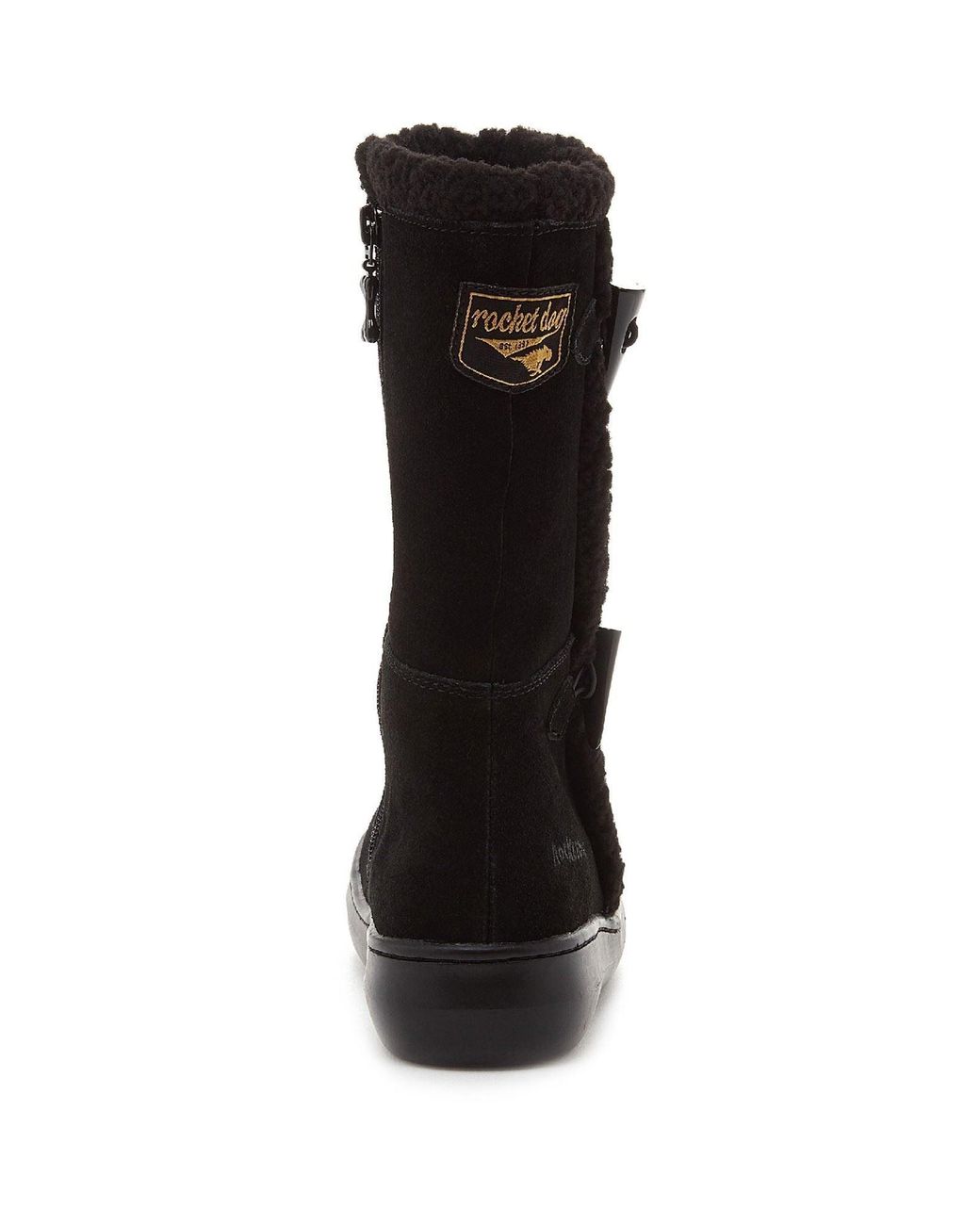 Rocket Dog Black Slope Suede Boots