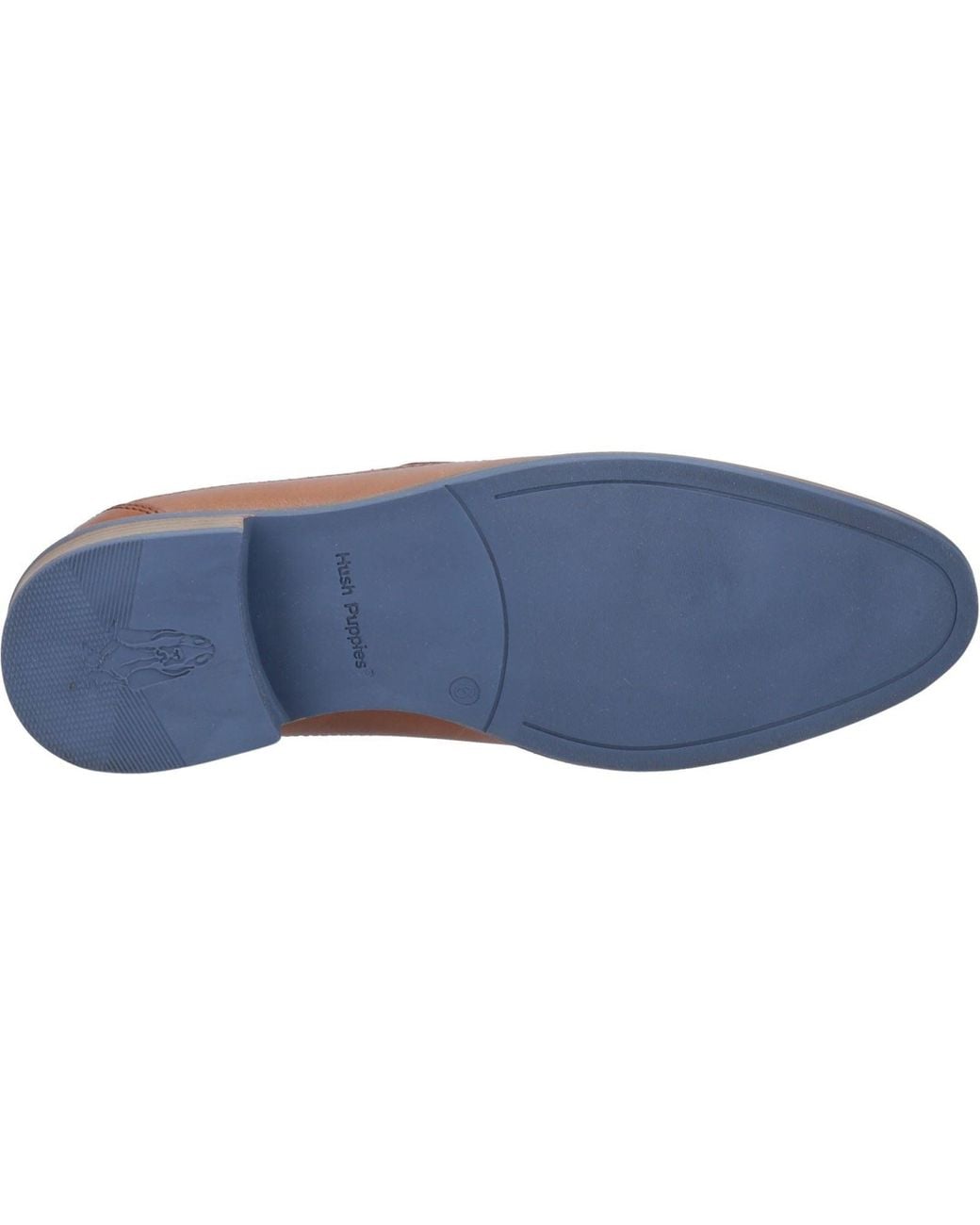 Hush Puppies Brown Donovan Leather Slip-On Shoes for men