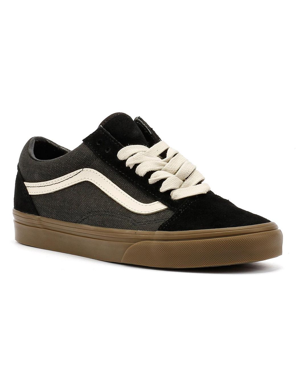 Vans Black Old Skool Heavy Canvas Trainers