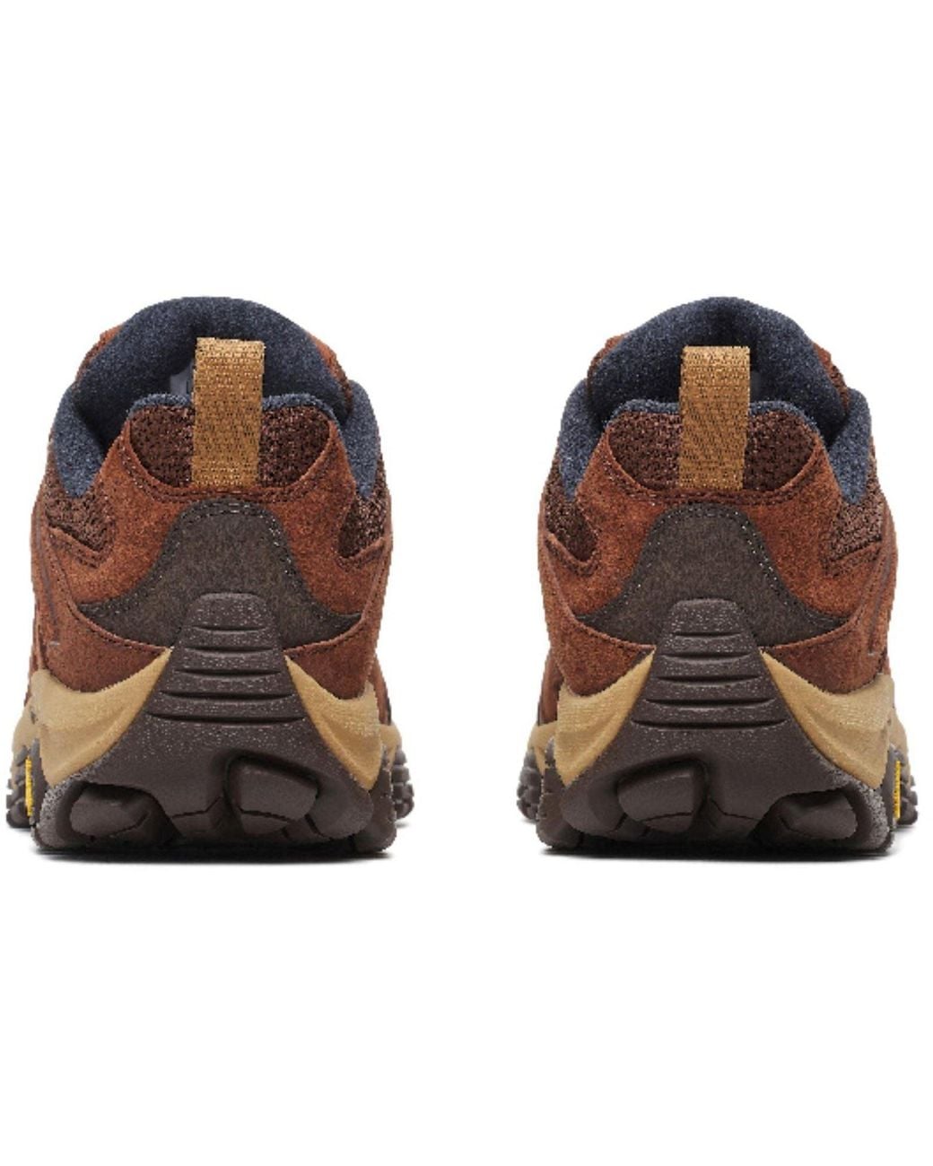 Merrell Brown Moab 3 Suede Umber Hiking Shoes for men