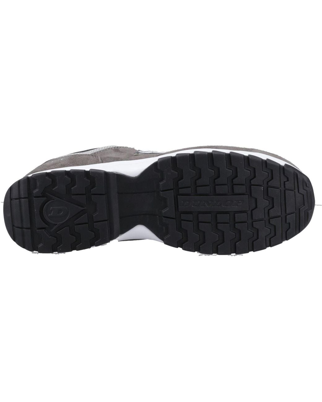 Dunlop Gray Arrow Suede Charcoal/ Safety Trainers for men
