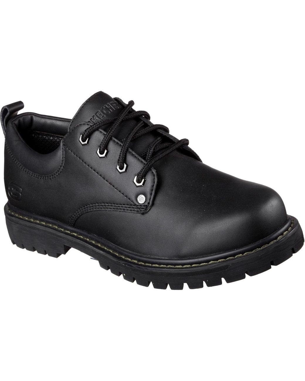 Skechers Black Tom Cats 6618-Bol Lace Up Shoes for men