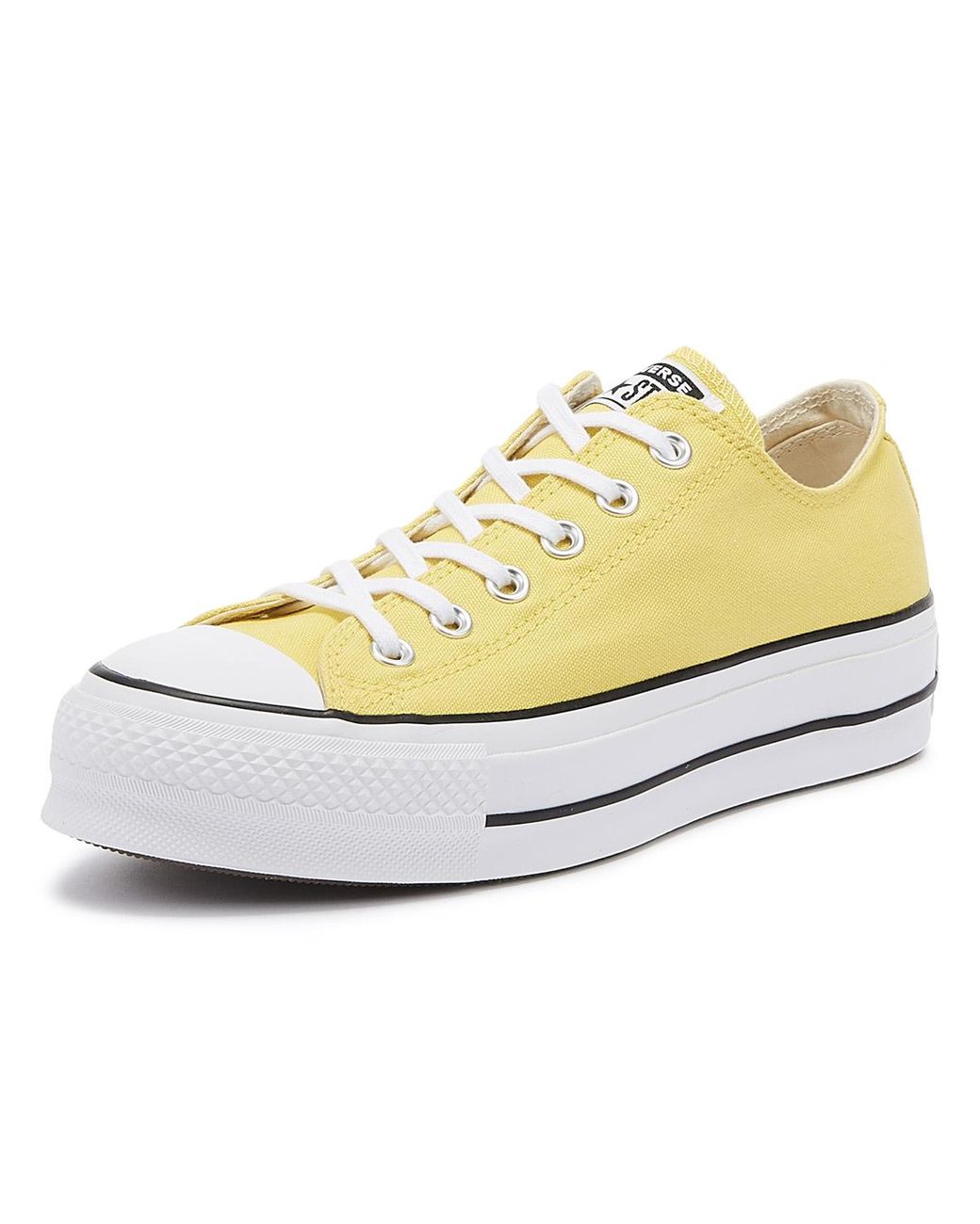 Converse Chuck Taylor All Star Lift Womens Butter Yellow Ox Trainers | Lyst  UK