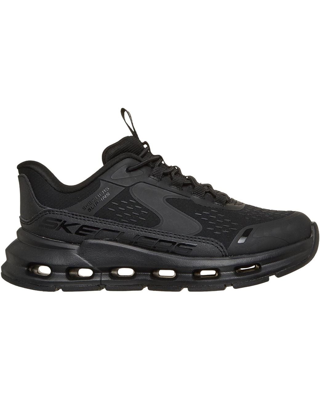 Skechers Black Glide Step Vista Lane Trainers