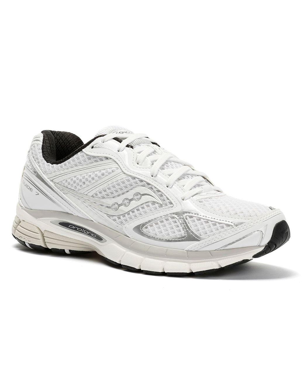 Saucony White Progrid Guide 7/ Trainers