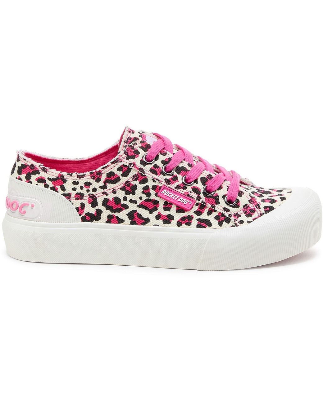 Rocket Dog Pink Jazzin Plus Monroe Cotton Hot Trainers
