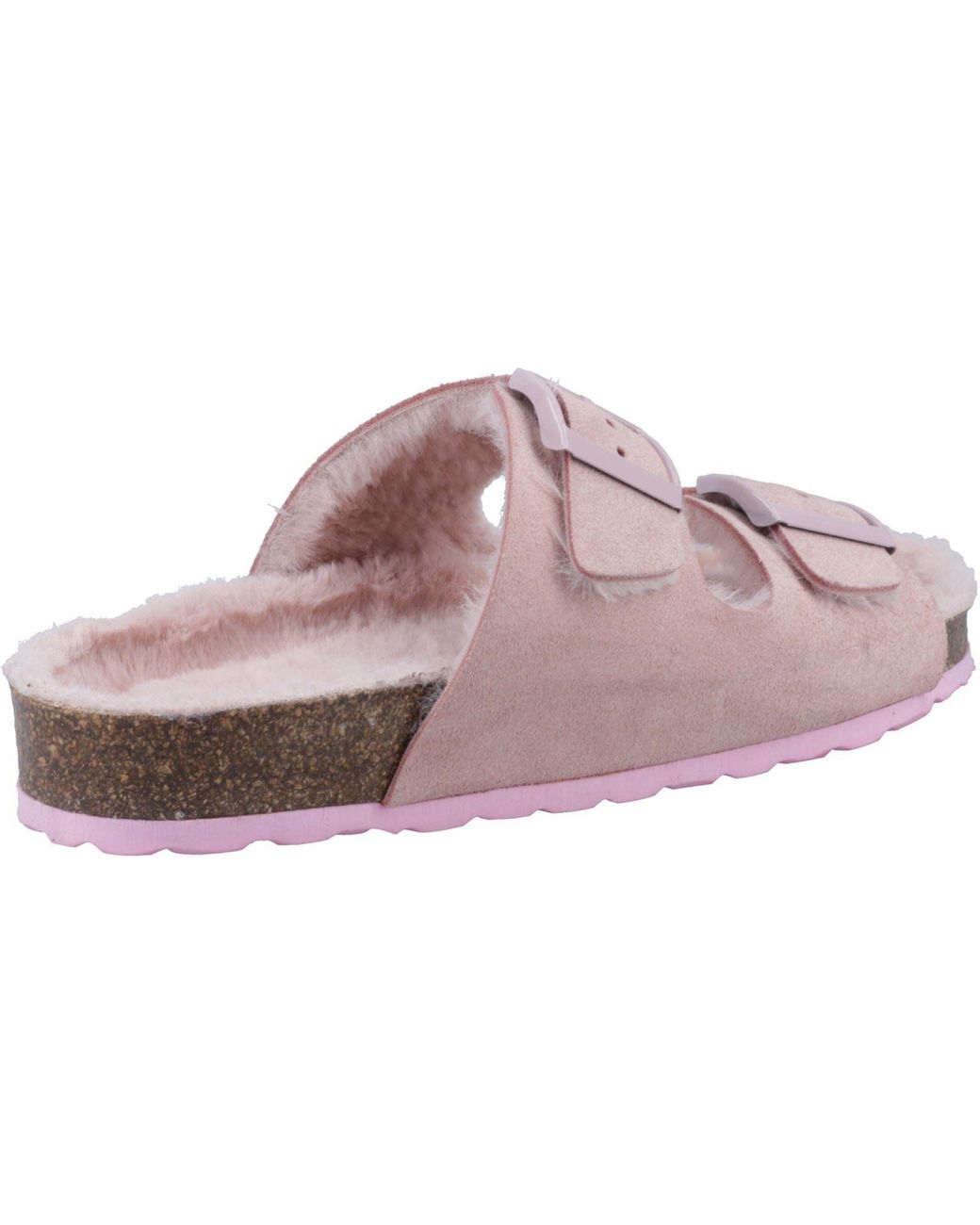 Hush Puppies Pink Jessie Leather Blush Sandals