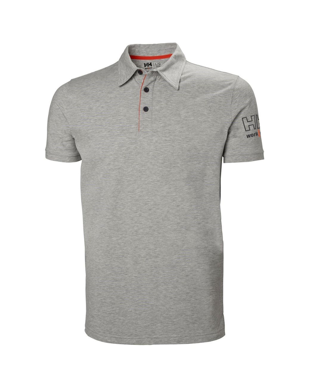 Helly Hansen White Workwear Kensington Cotton Polo Shirt for men