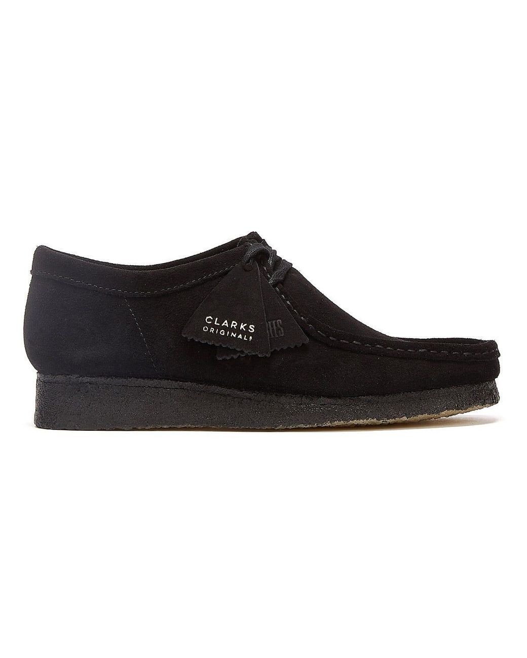 Clarks Black Wallabee Shoes for men