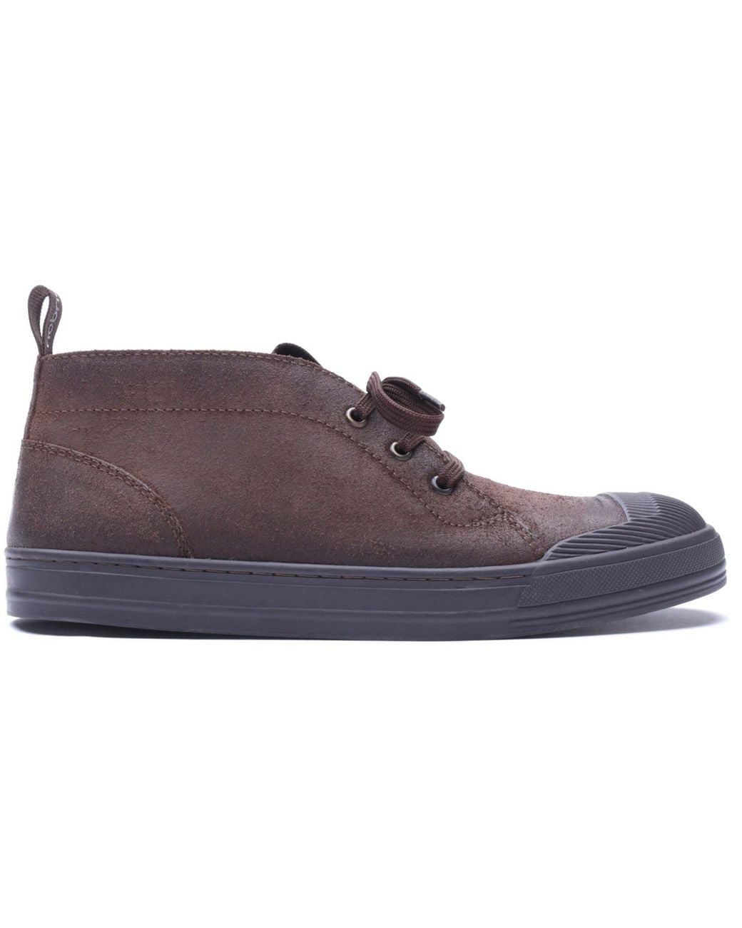 Base London Purple Rise Leather Ankle Boots for men