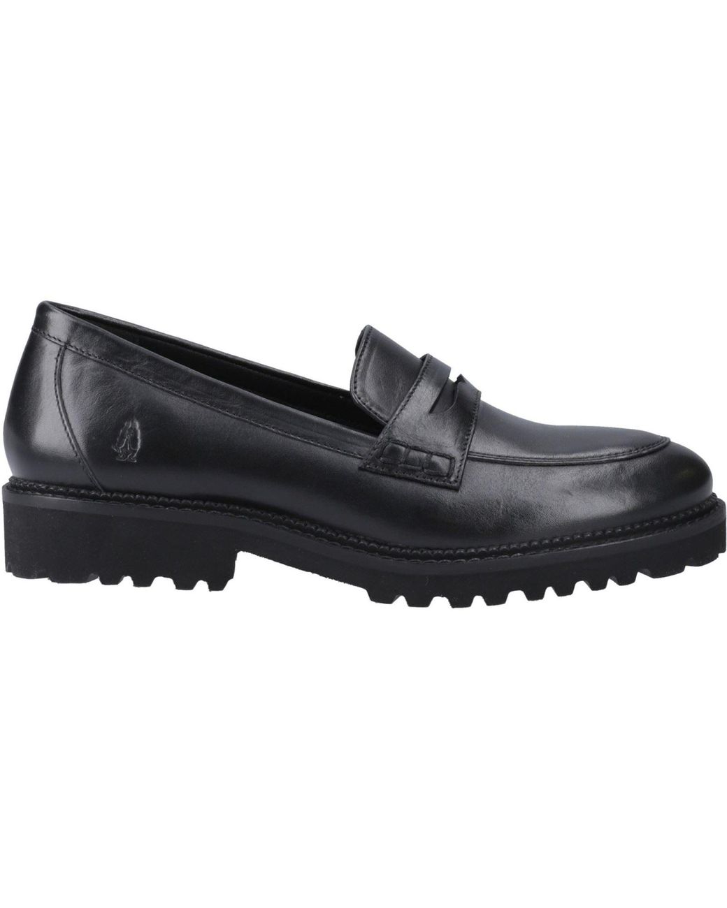 Hush Puppies Black Grazia Leather Girls's Loafers
