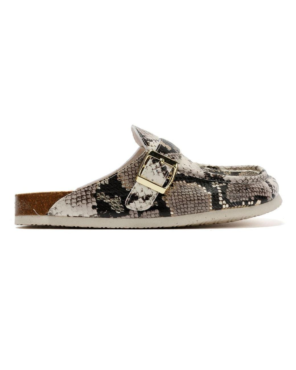 Original Penguin Gray Preema Snake Clogs