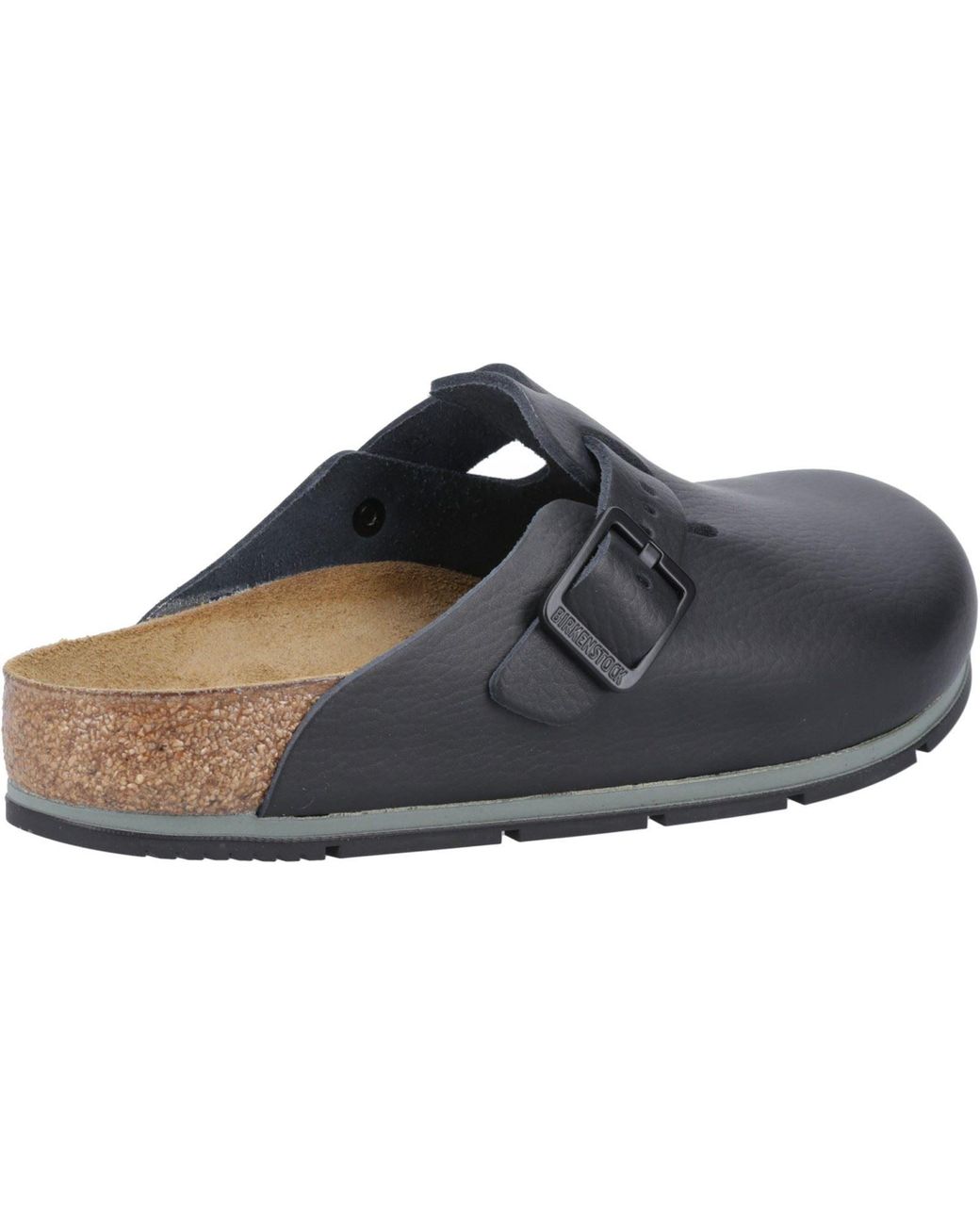 Birkenstock Blue Boston Pro Leather Narrow Fit Clogs