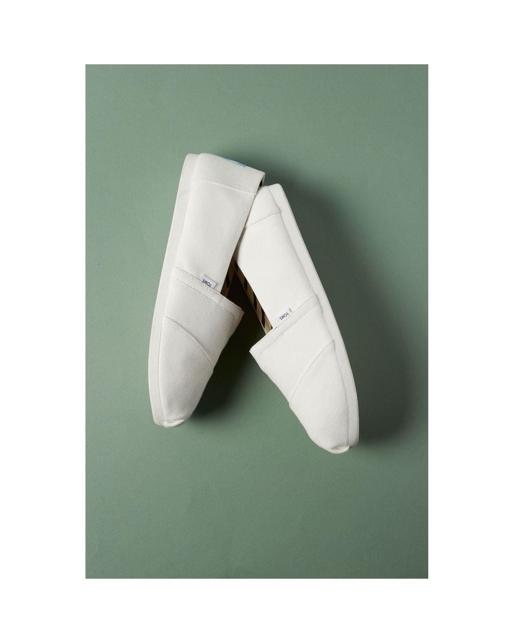 TOMS White Alpargata Espadrilles Cotton for men