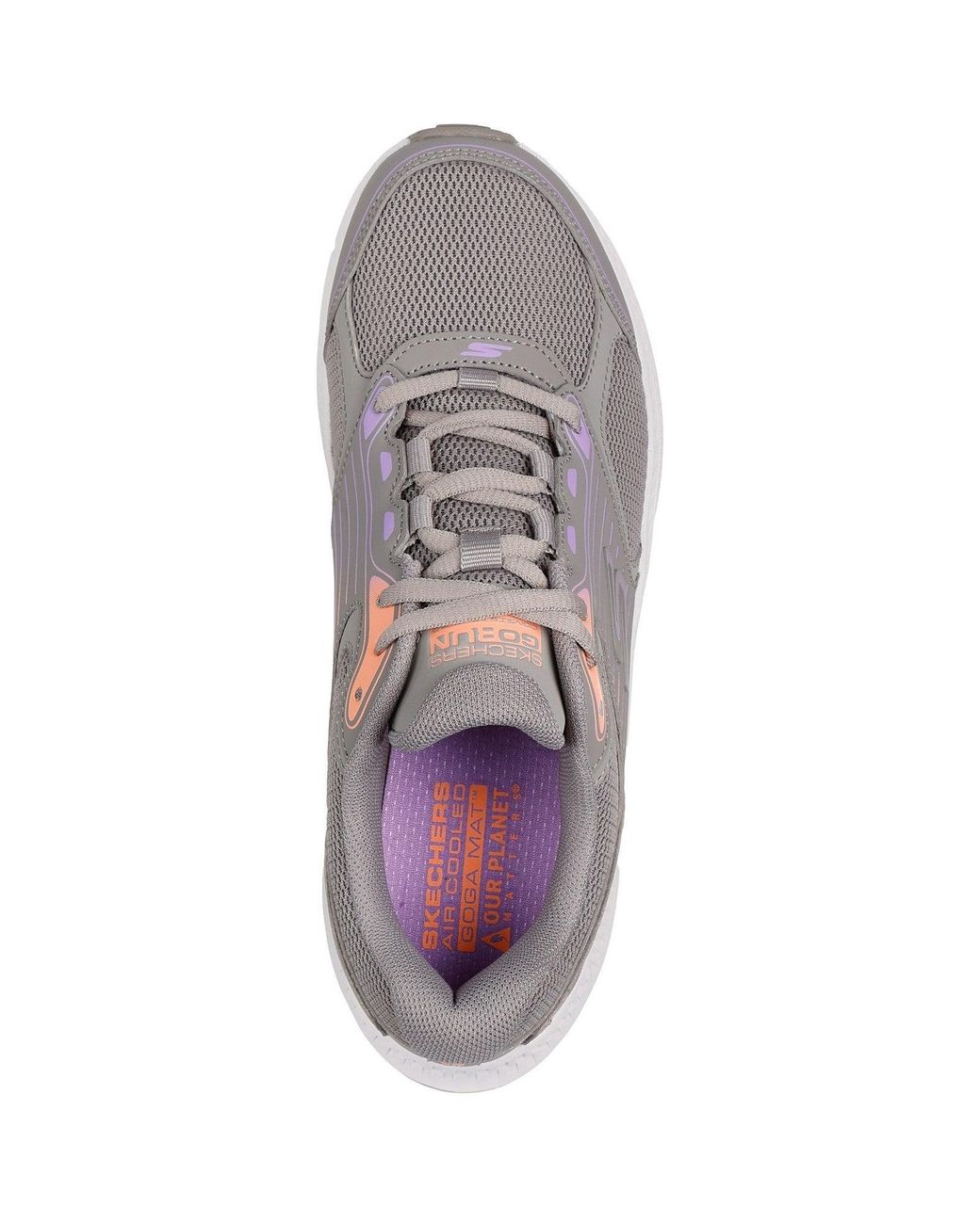 Skechers Gray Go Run Consistent 2.0 Advantage 128606-Tpmt Taupe/Multi Lace Up Shoes