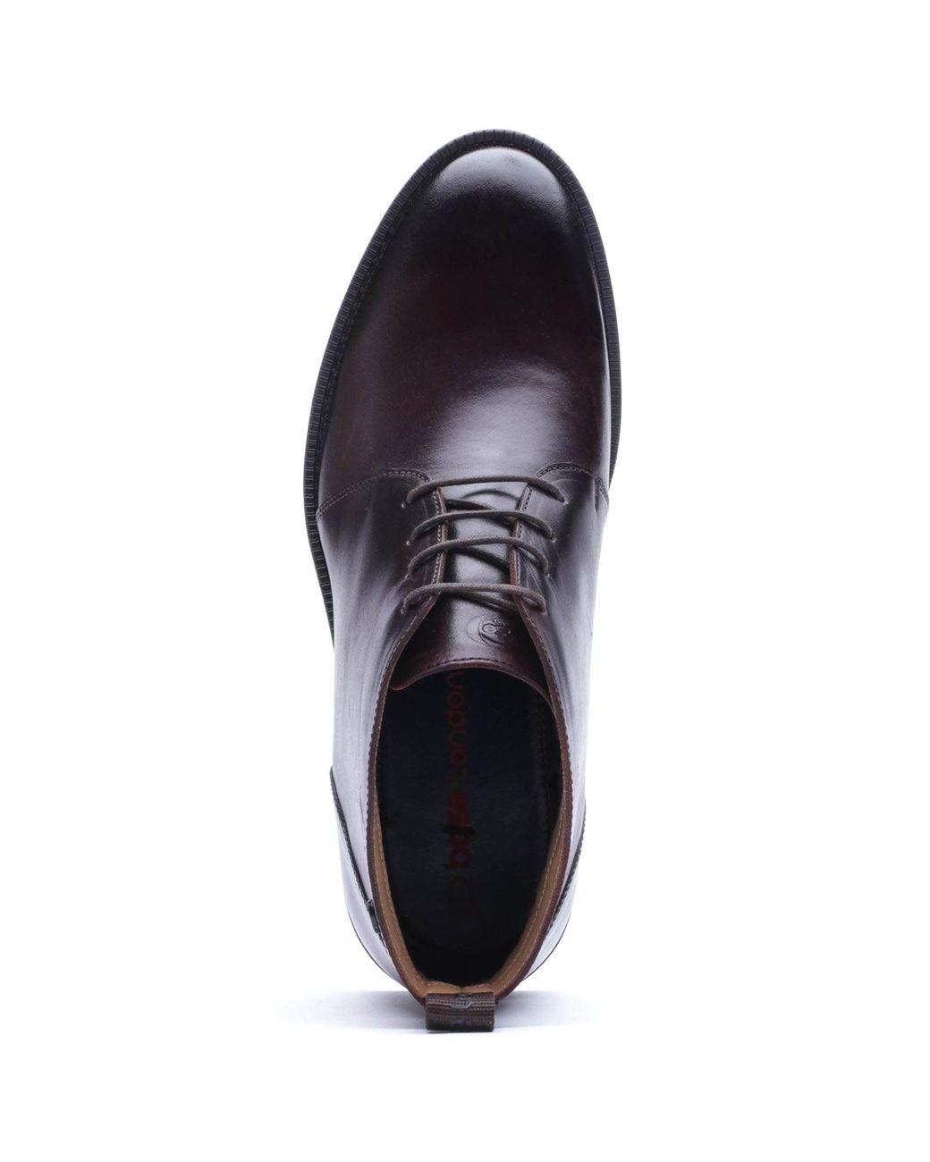 Base London Purple Marco Leather Washed Ankle Boots for men