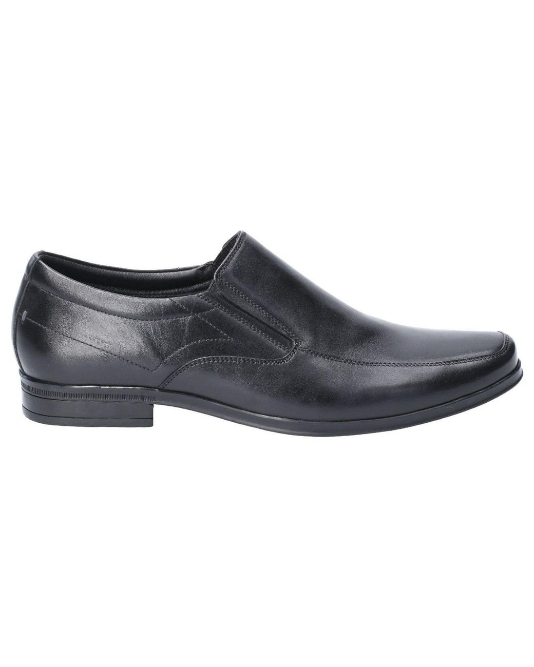 Hush Puppies Blue Billy Leather Slip-On Shoes for men