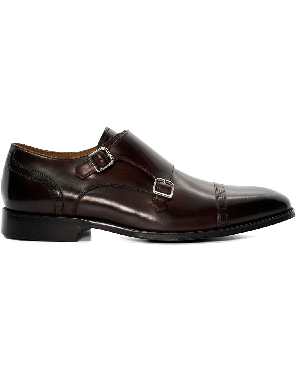 Dune Brown Saloon Shoes for men