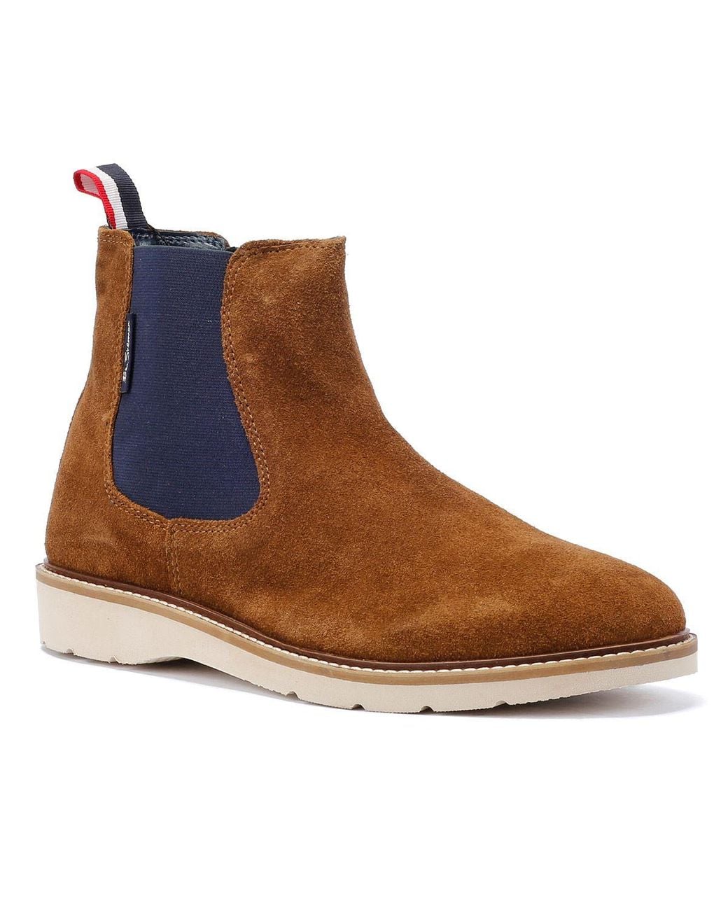Ben Sherman Brown Hampton Suede Men's Tan Boots - Uk 11 for men