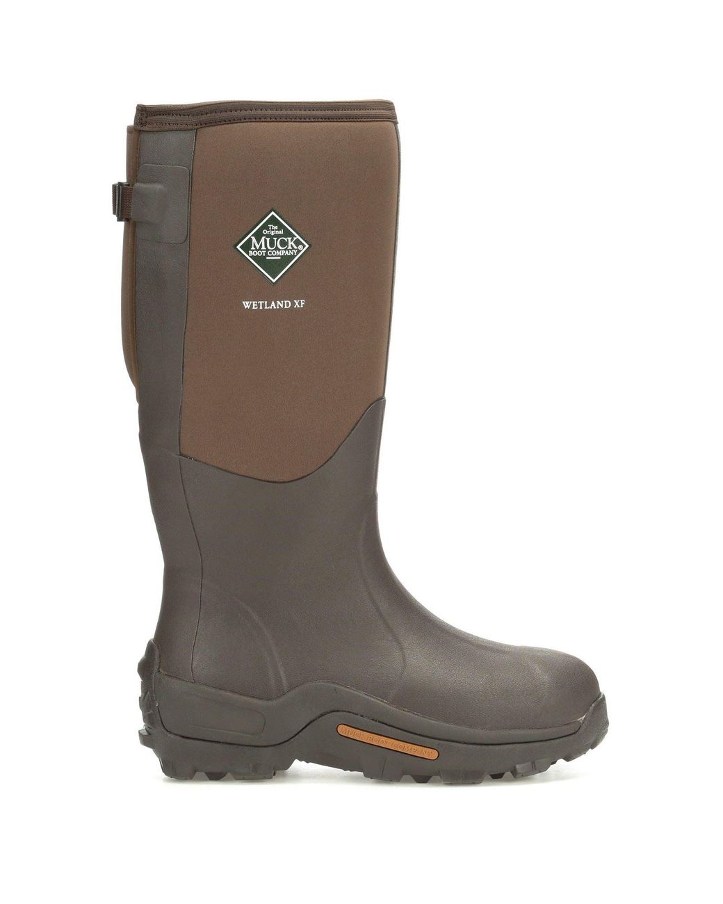 Muck Boot Brown Wetland Xf Rubber Wellington Boots for men