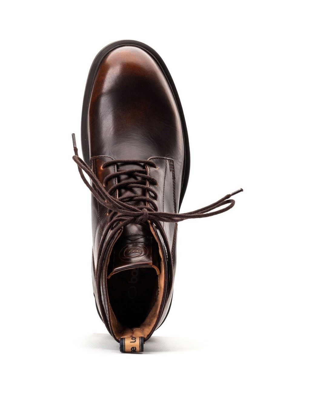 Base London Brown Brunel Leather Ankle Boots