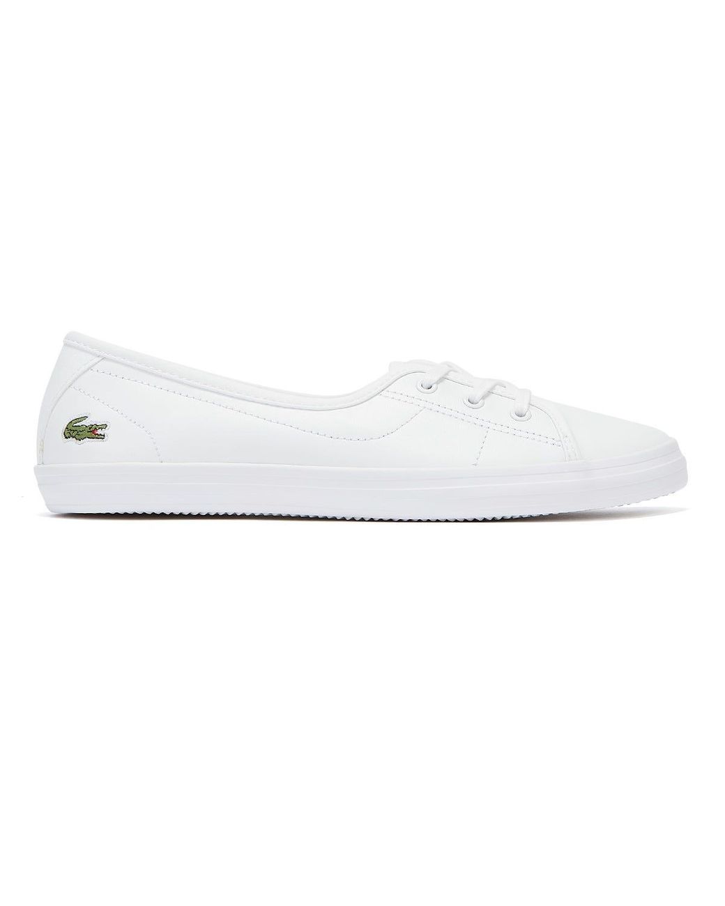 Lacoste white shop ziane chunky trainers