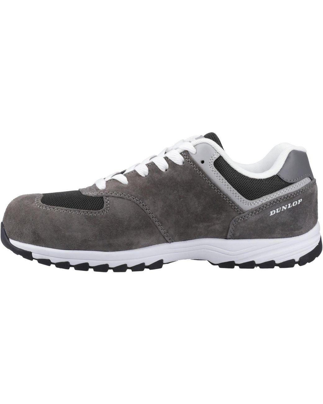 Dunlop Gray Arrow Suede Charcoal/ Safety Trainers for men