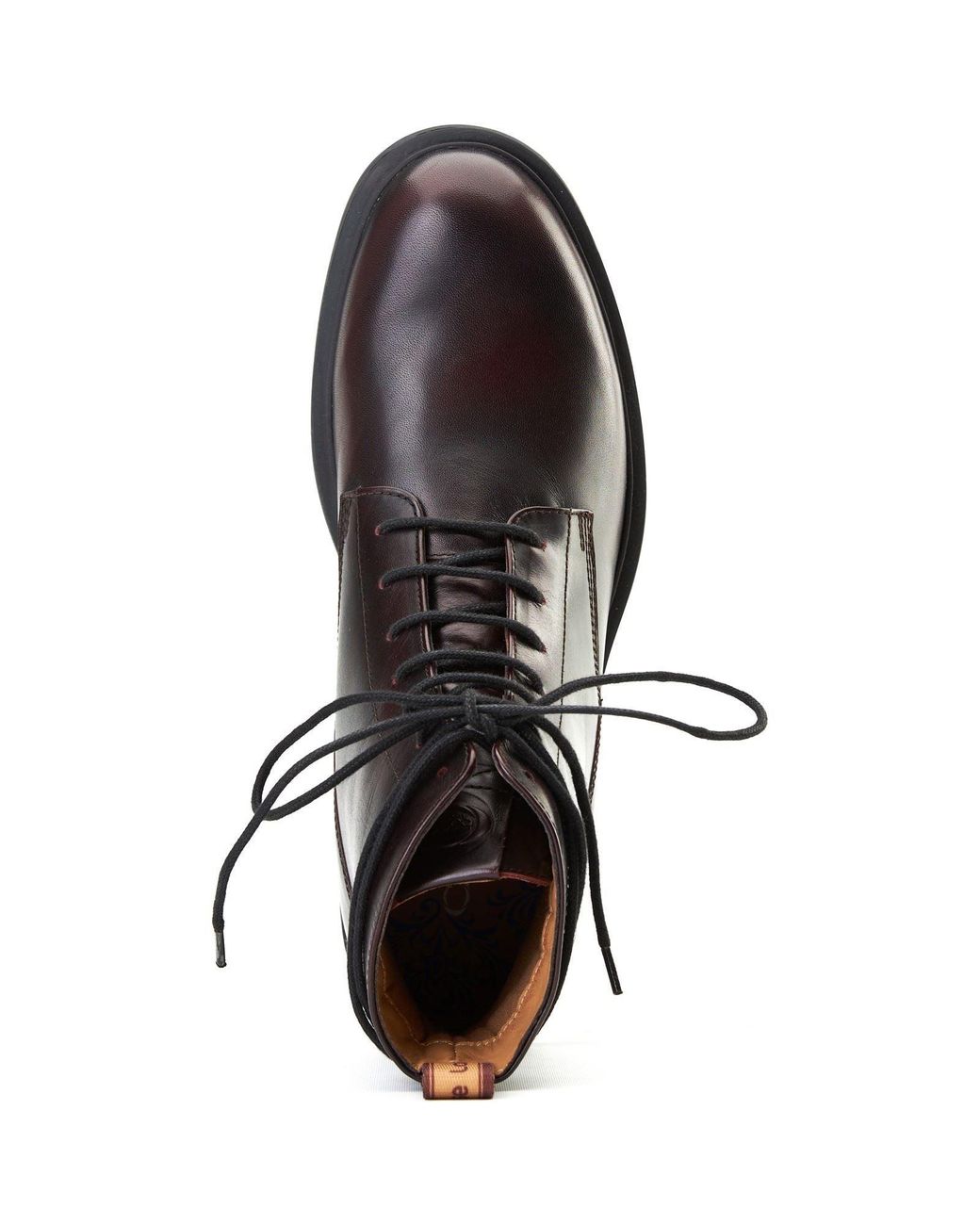 Base London Black Brunel Leather Ankle Boots for men
