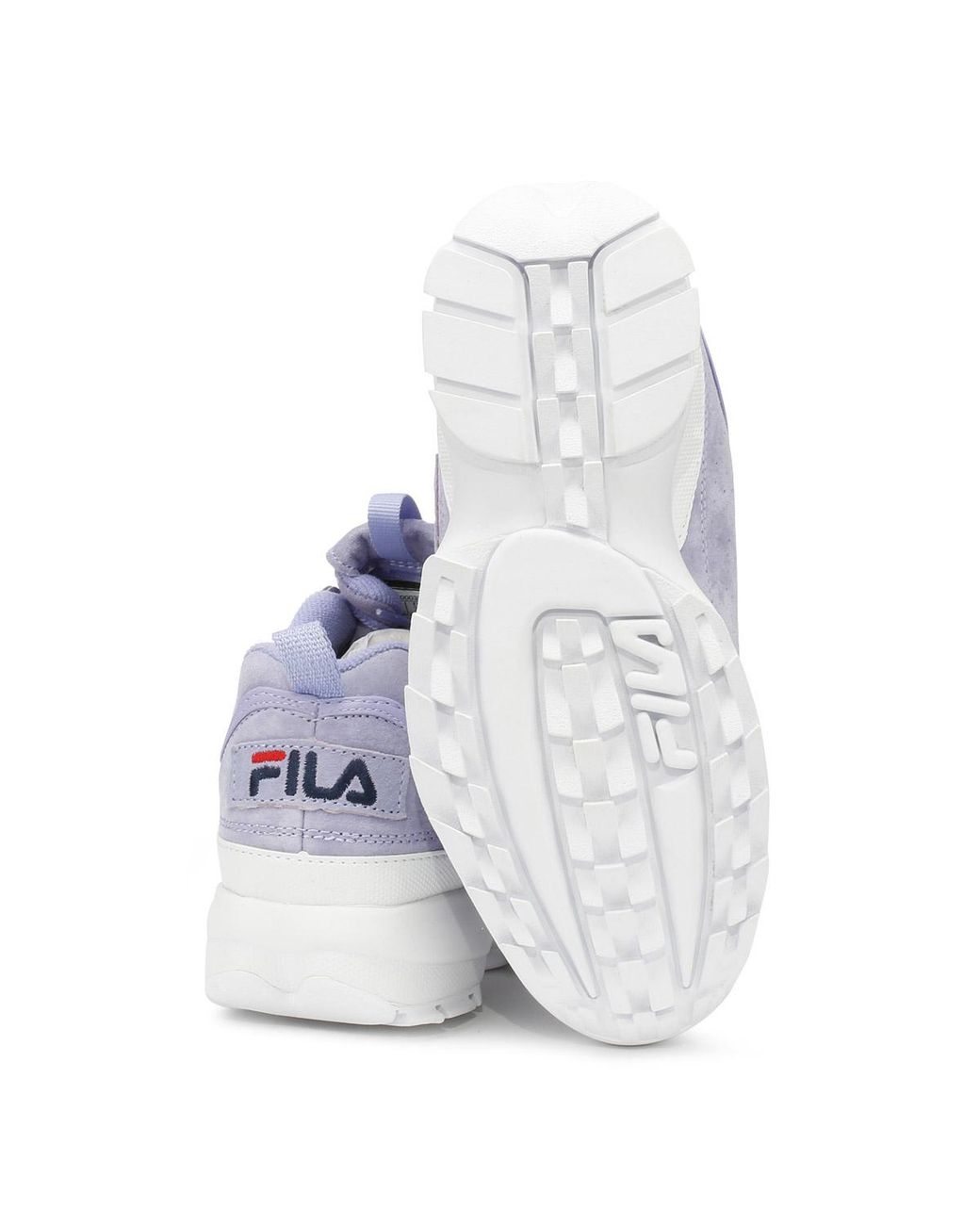 Fila Disruptor Ii Womens Sweet Lavender Premium Suede Trainers in Blue |  Lyst UK