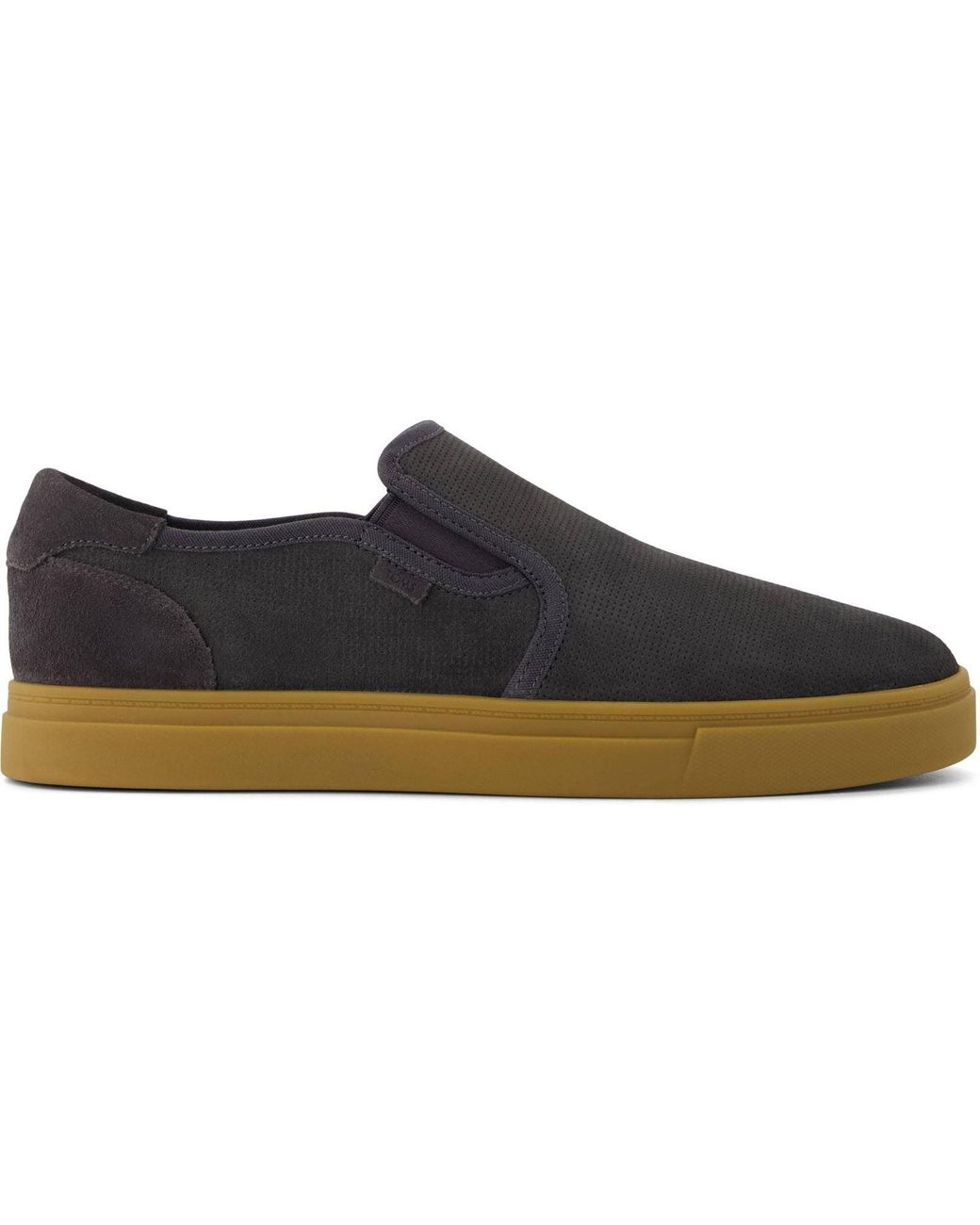 TOMS Blue Baja 2.0 Leather Forged Iron Trainers for men