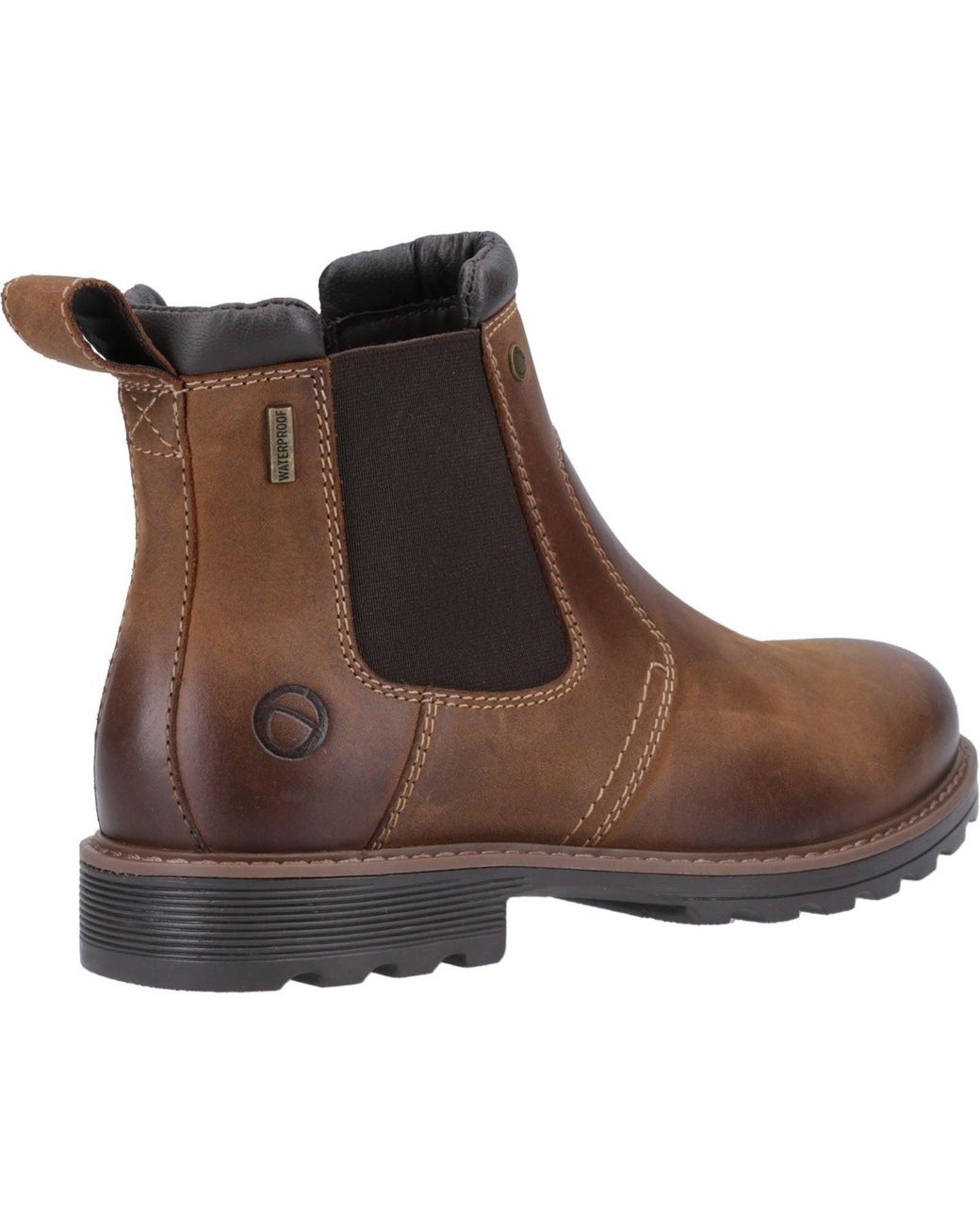 Cotswold Brown Leafield Leather Boots for men
