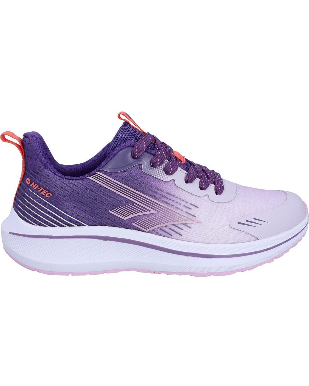Hi-tec Purple Santorini Synthetic Mystical/Thistle/Burnt Coral Trainers