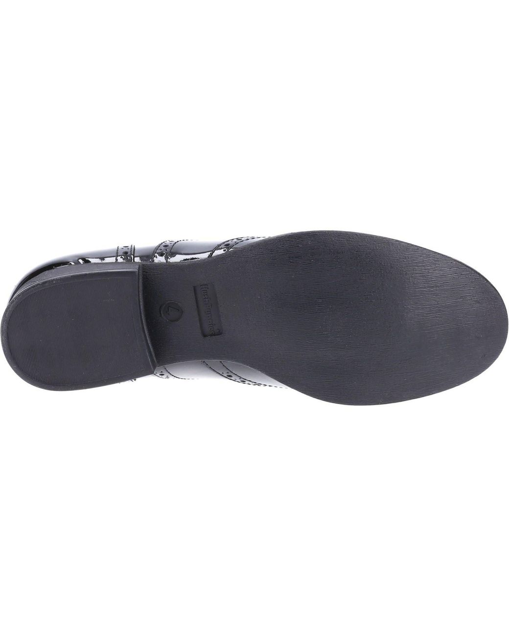 Hush Puppies Black Kada Senior Patent Leather Girls's Patent Brogues