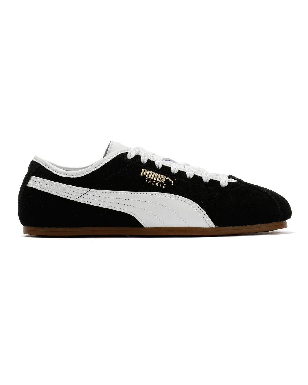 PUMA Black Tackle Suede Trainers