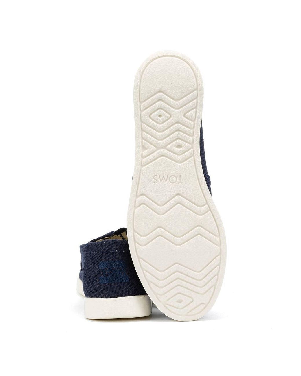 TOMS Blue Alpargata Plus Heritage Canvas Espadrilles