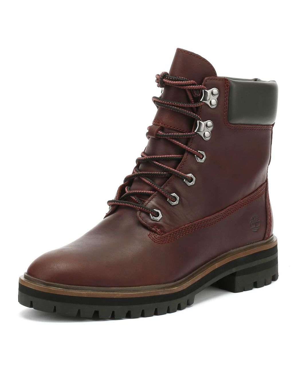 hacer clic Pepino guitarra Timberland Womens Burgundy London Square 6 Inch Boots in Brown | Lyst UK