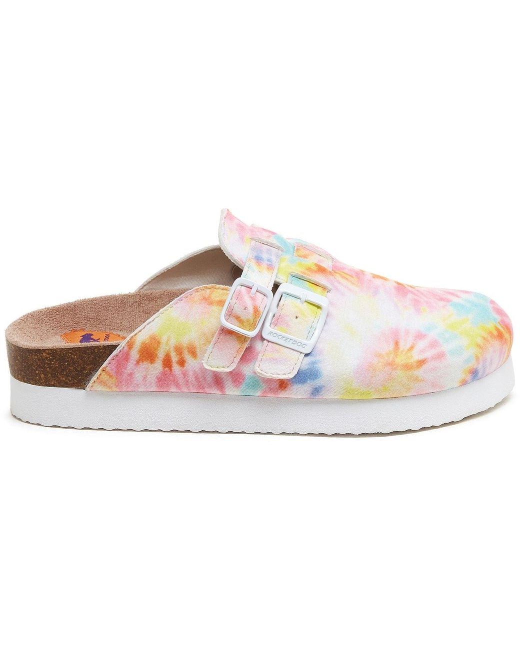 Rocket Dog Pink Abel Plus Tucker Cotton Pastel/Multi Mules