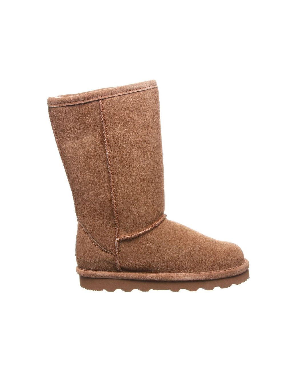 BEARPAW Brown Elle Tall Suede Girl's Hickory Winter Knee High Boots