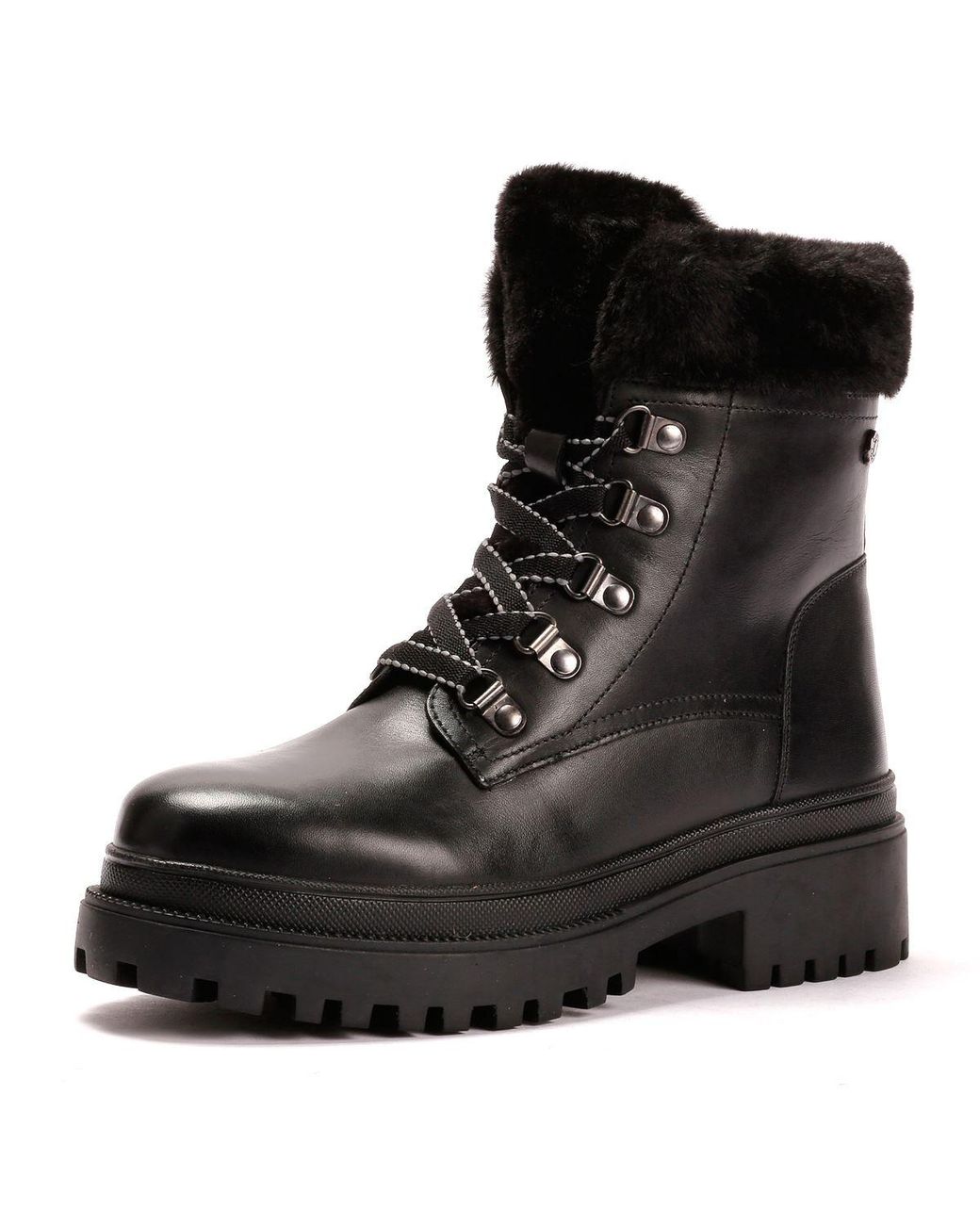 Osprey Black The Budapest Leather Boots