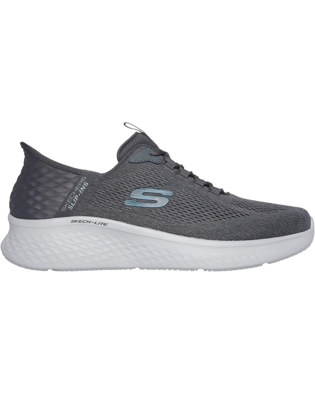 Skechers Blue Skech-Lite Pro Primebase 232466-Ccbl Charcoal/ Lace Up Shoes for men