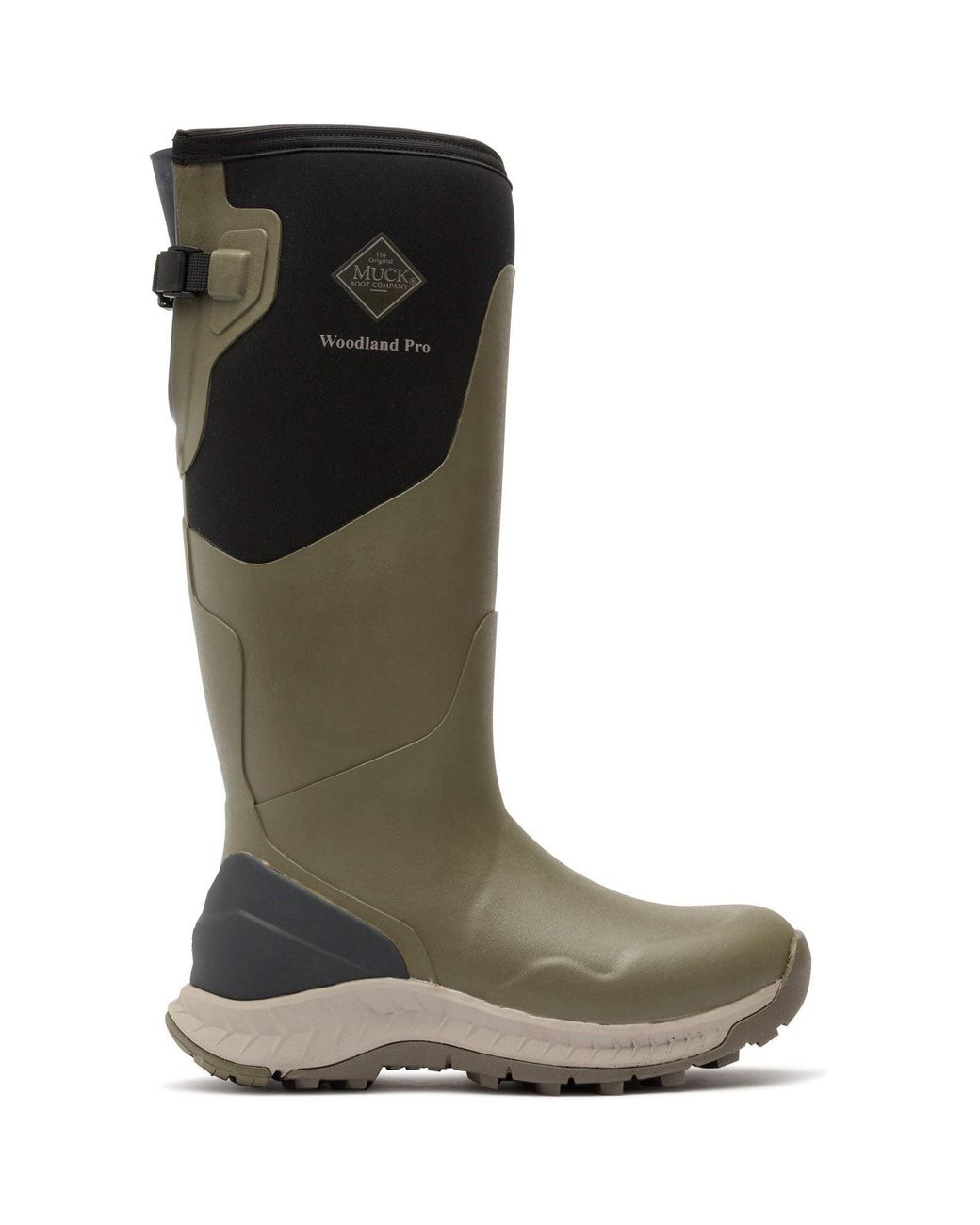 Muck Boot Green Woodland Pro Rubber Wellington Boots for men