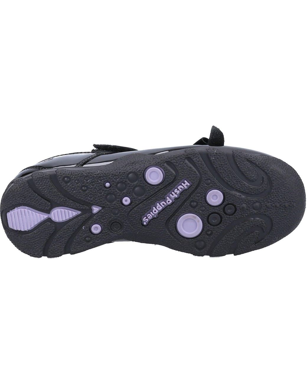 Hush Puppies Black Carrie School Shoe Snr Leather Girls's Shoes