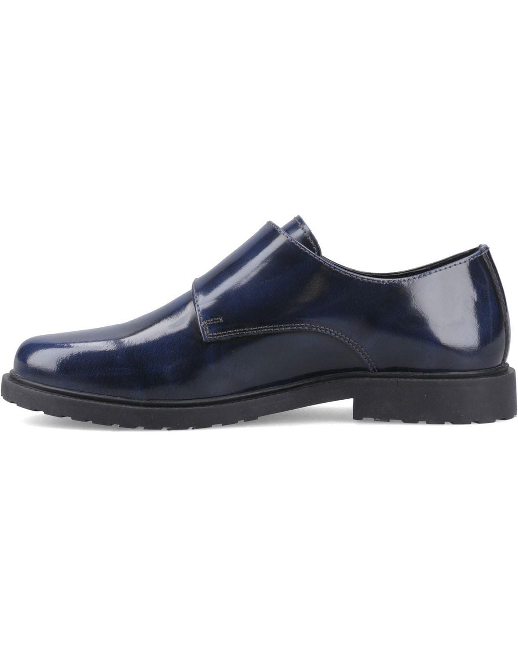 Hush Puppies Blue Verity Hi-Shine Leather Shoes