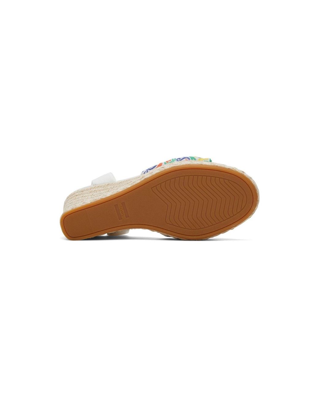 TOMS White Marisela Synthetic Wedges